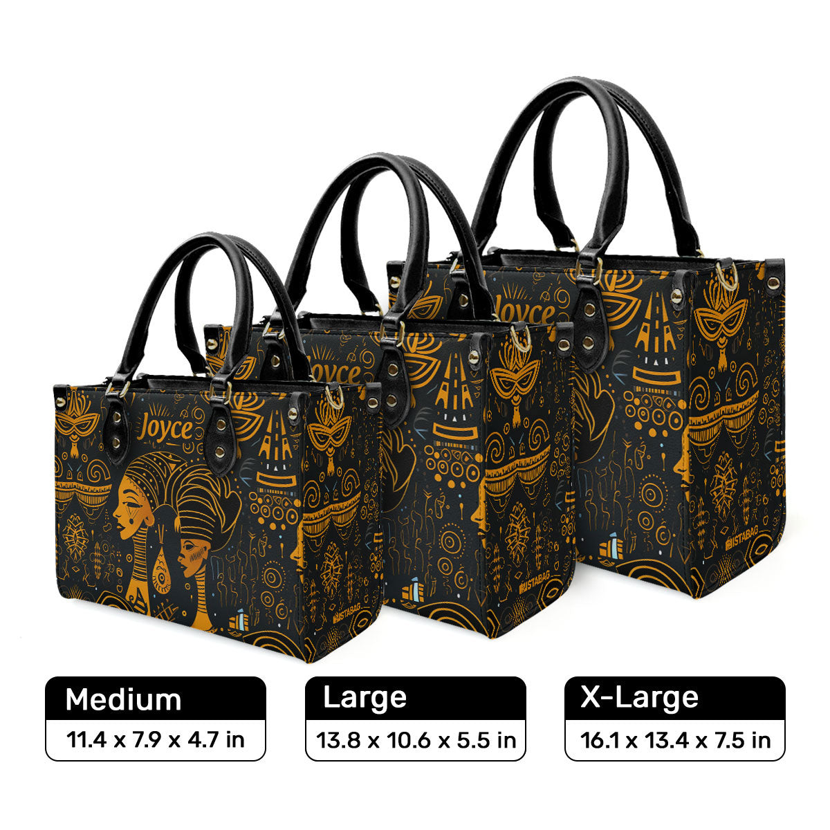The Ancient Time Unique Texture - Personalized Leather Handbag STB15