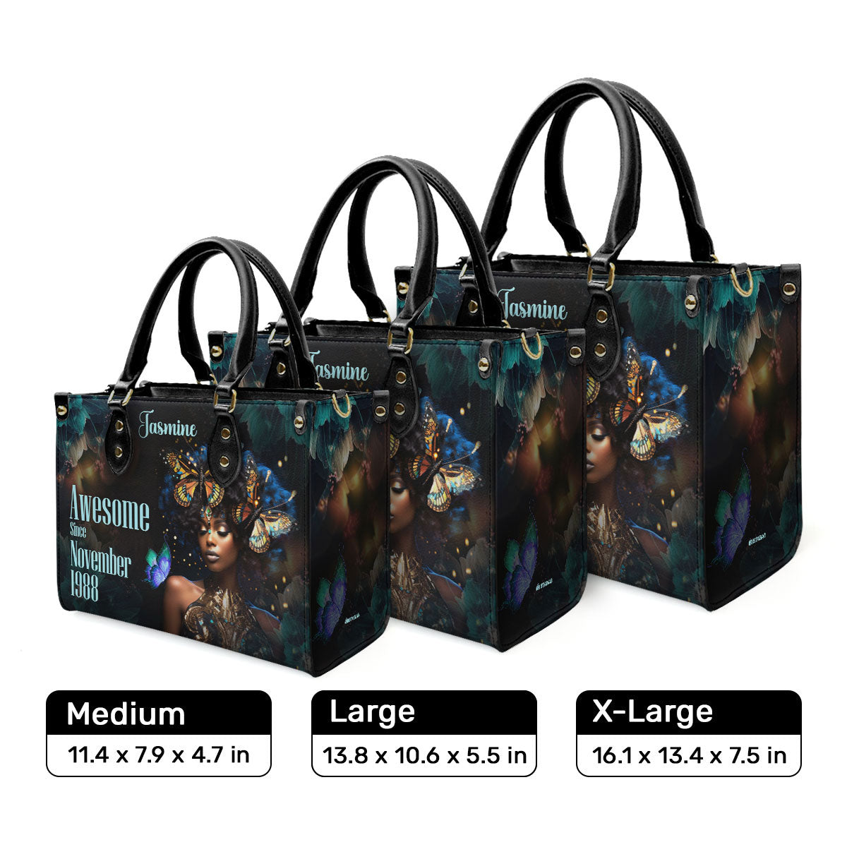Personalized Awesome Leather Handbag STB54