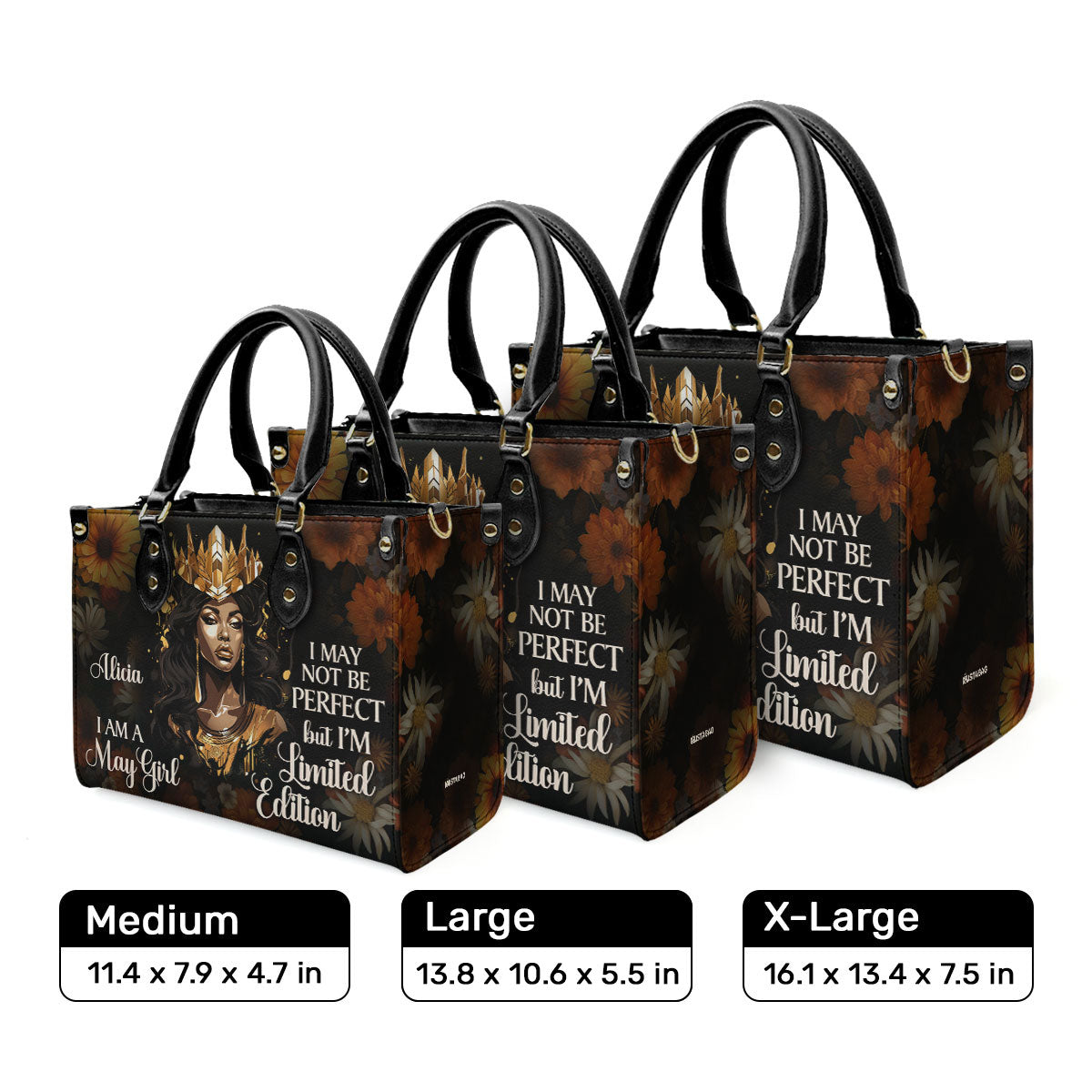 Limited Edition - Personalized Leather Handbag STB65