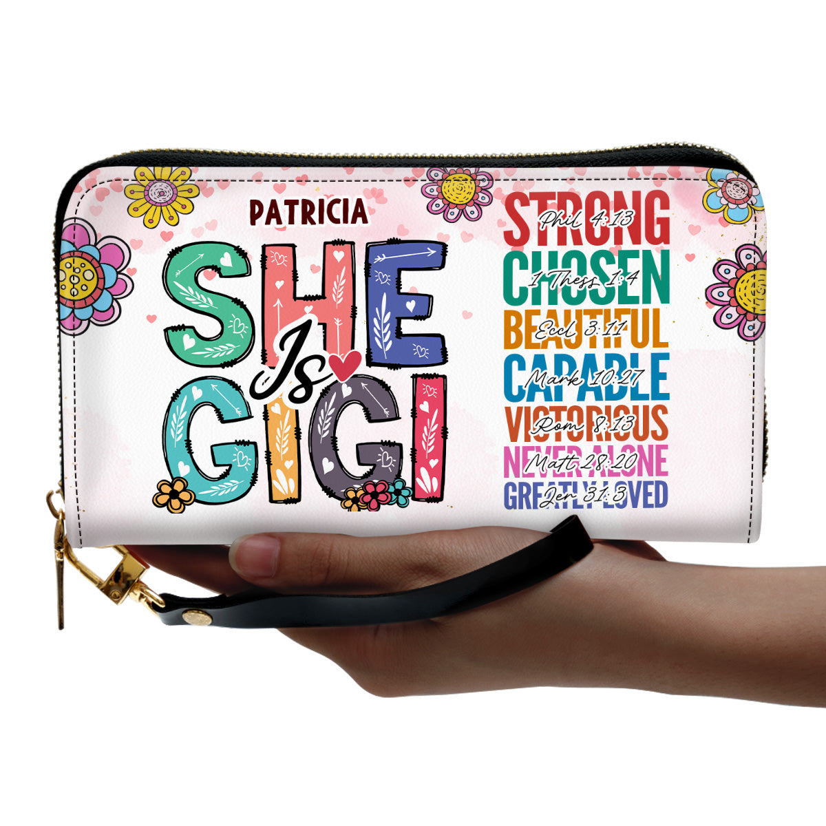 She Is Mom - Personalized Clutch Purse