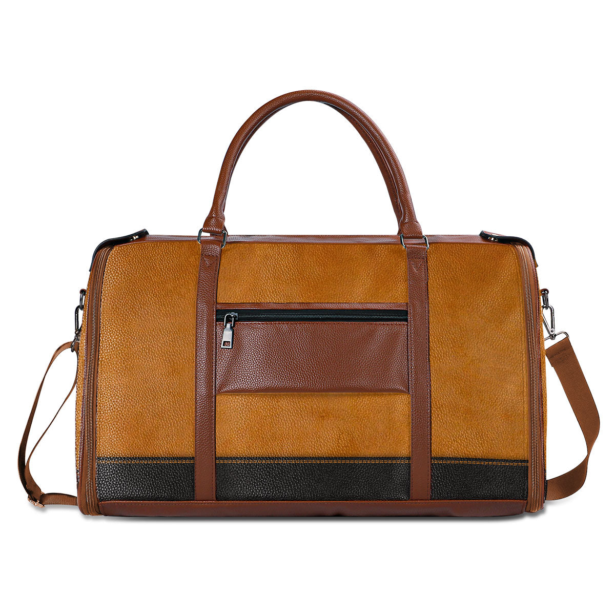 Not All Those Who Wander Are Lost - Personalized Leather Duffle Bag SBDBHN21