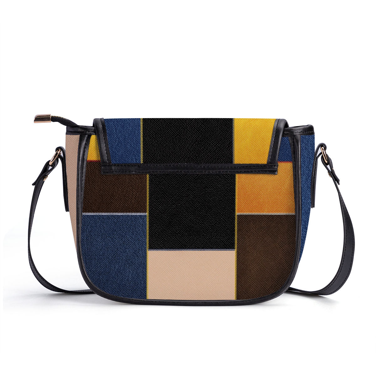 Hippie Soul - Personalized Leather Saddle Cross Body Bag SBHN17