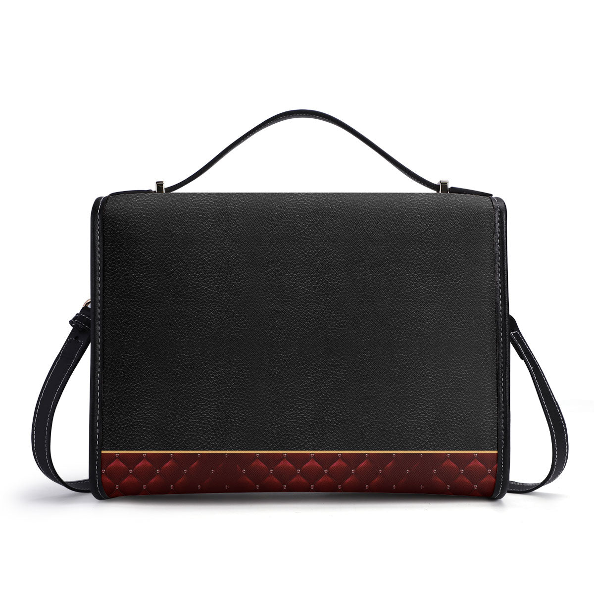 Mantra - I Am A Fierce Spirit - Personalized Leather Satchel Bag MB03