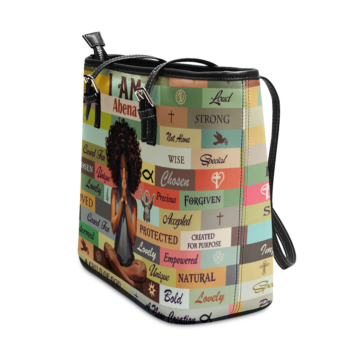 I Am Chosen - Personalized Leather Totebag MB50