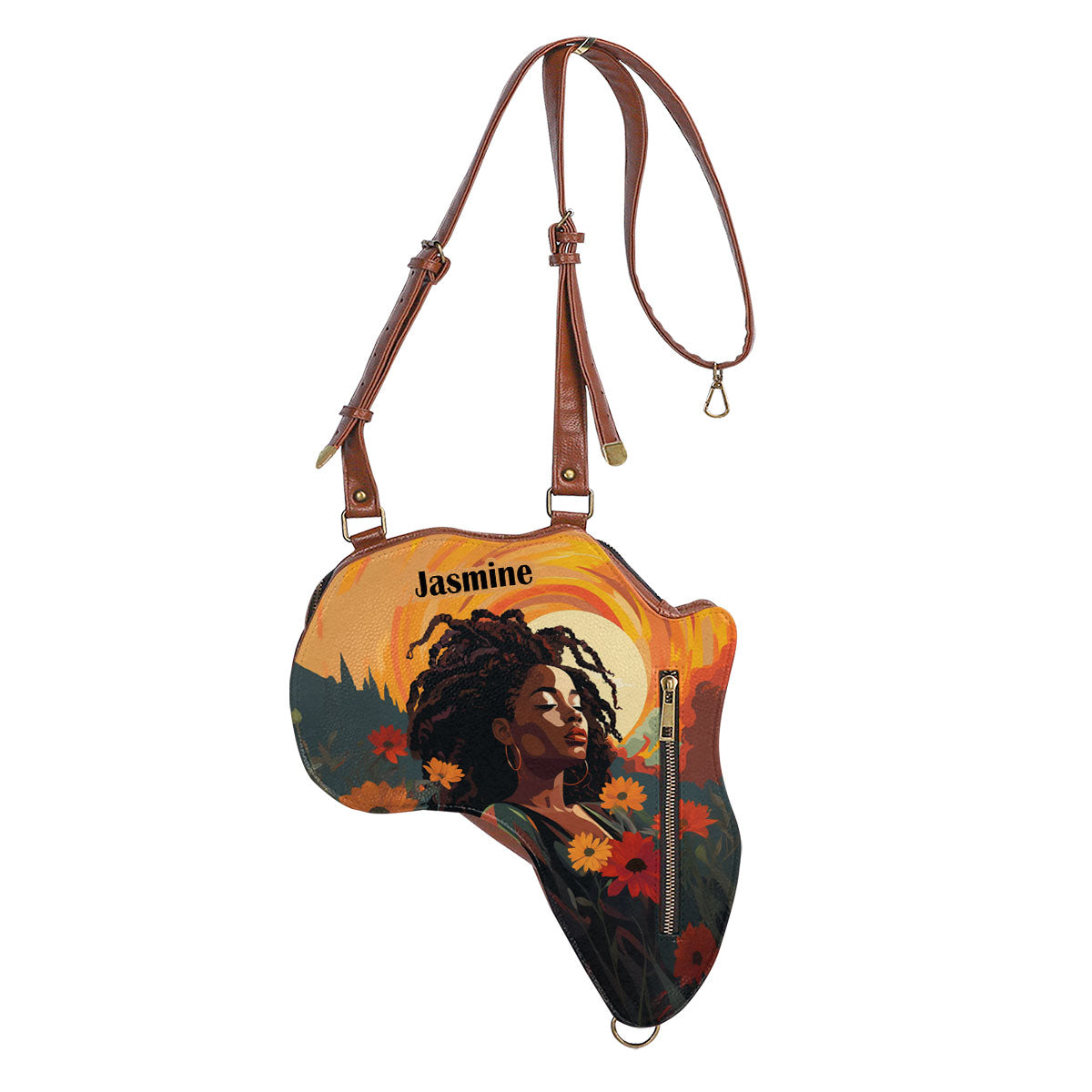 Sun And Flower - Personalized Africa Bag SBT989