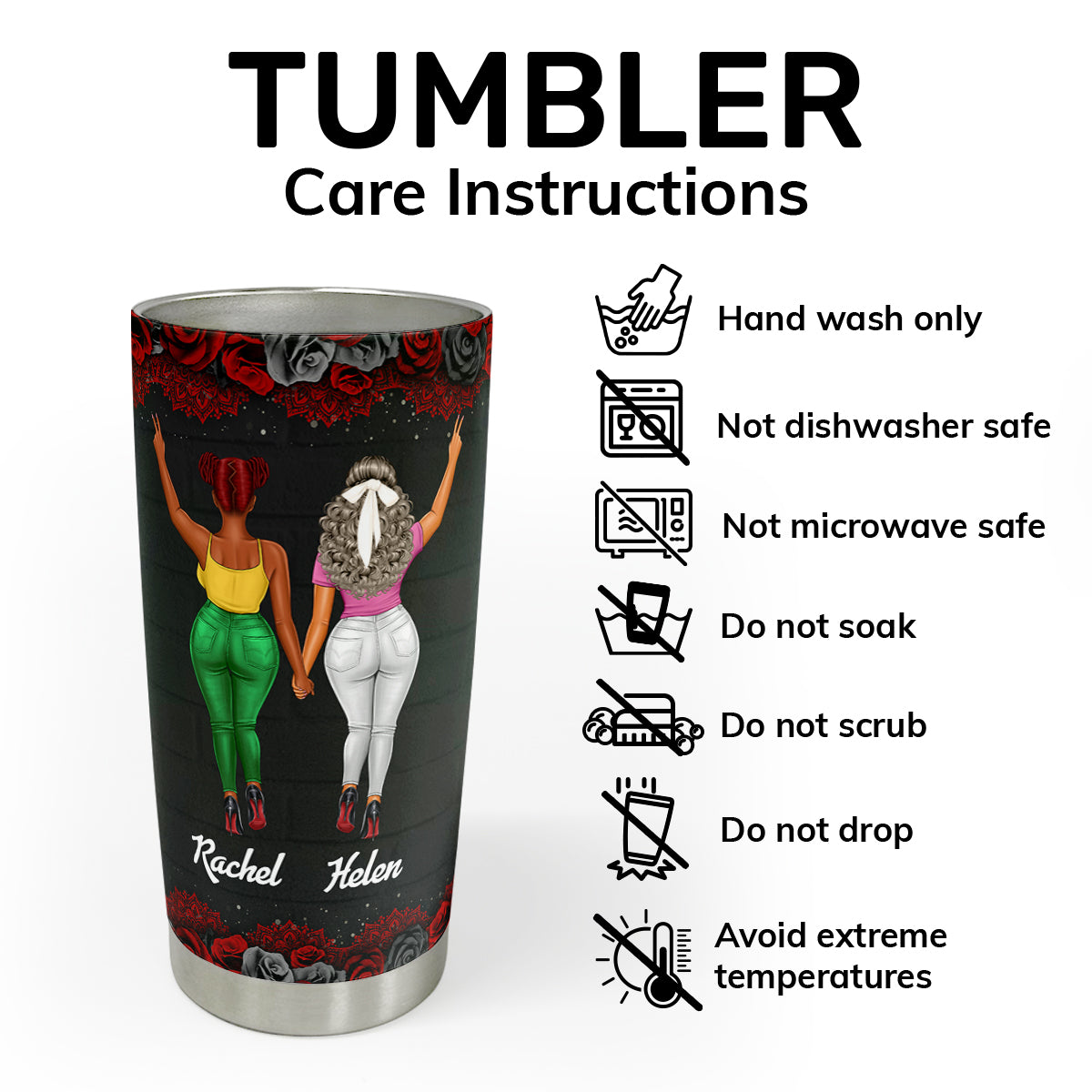 Some Women Fear The Fire - Personalized Stainless Steel Tumbler