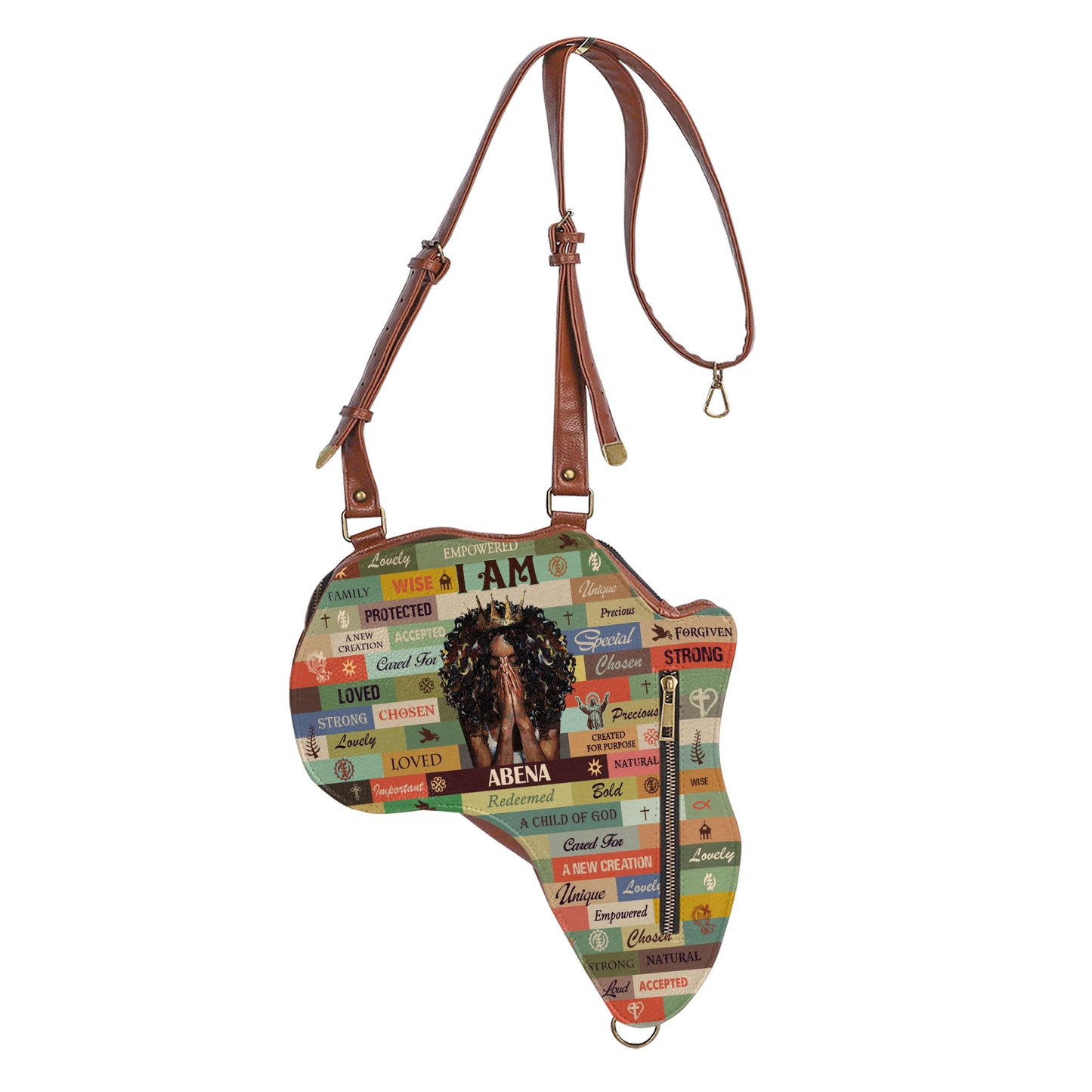 I Am Wise - Personalized Africa Bag ABM04