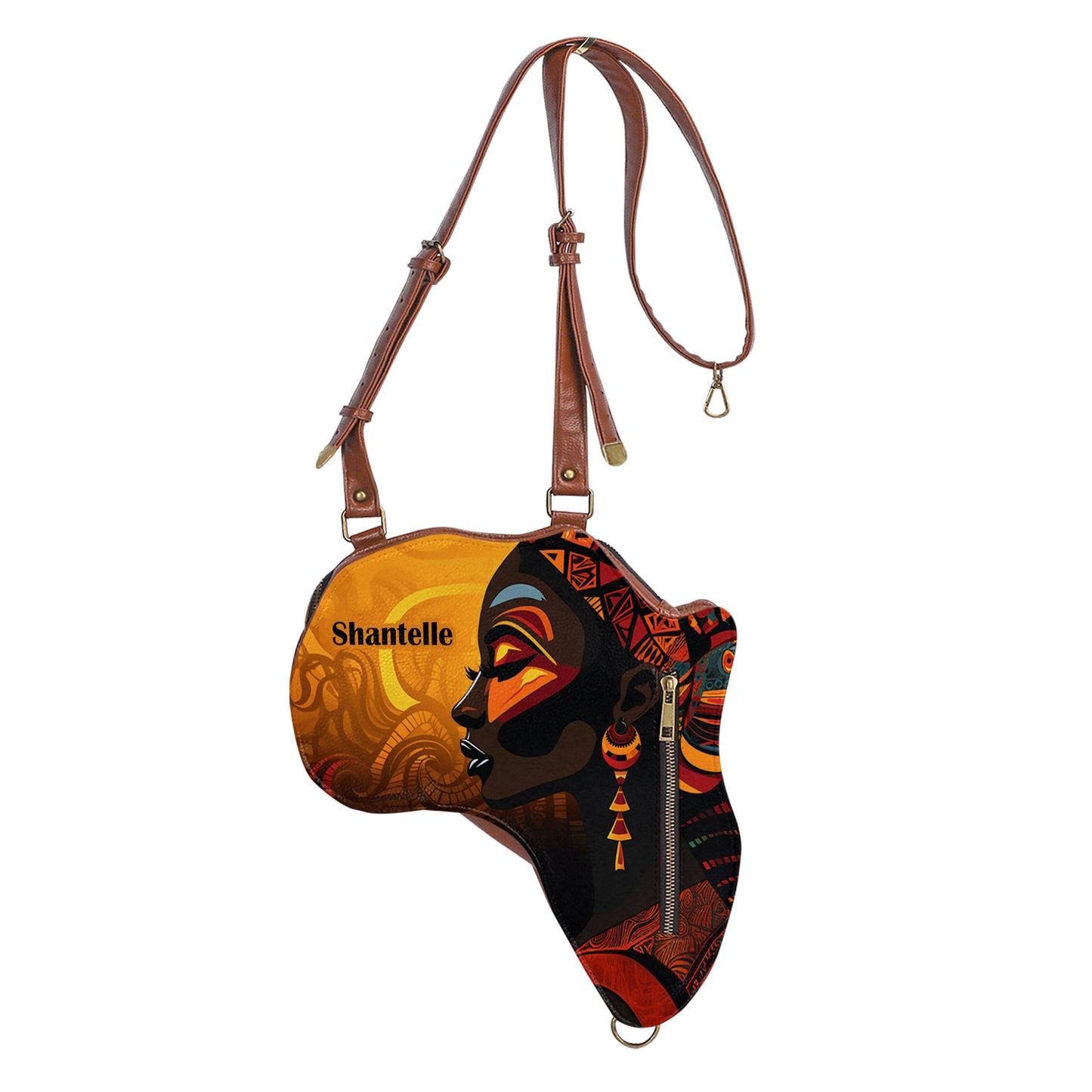 Black Heritage - Personalized Africa Bag SBT986