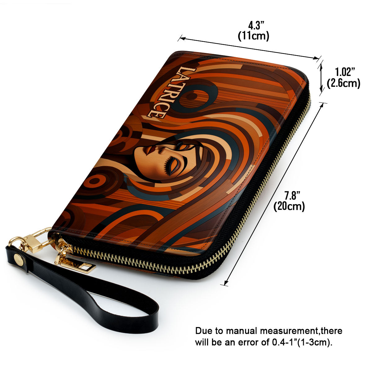 Harmony - Personalized Leather Clutch Purse SB110