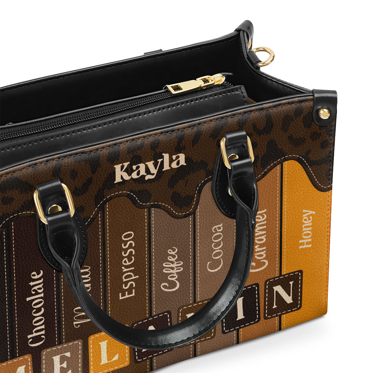 MELANIN - Personalized Leather Handbag SB13