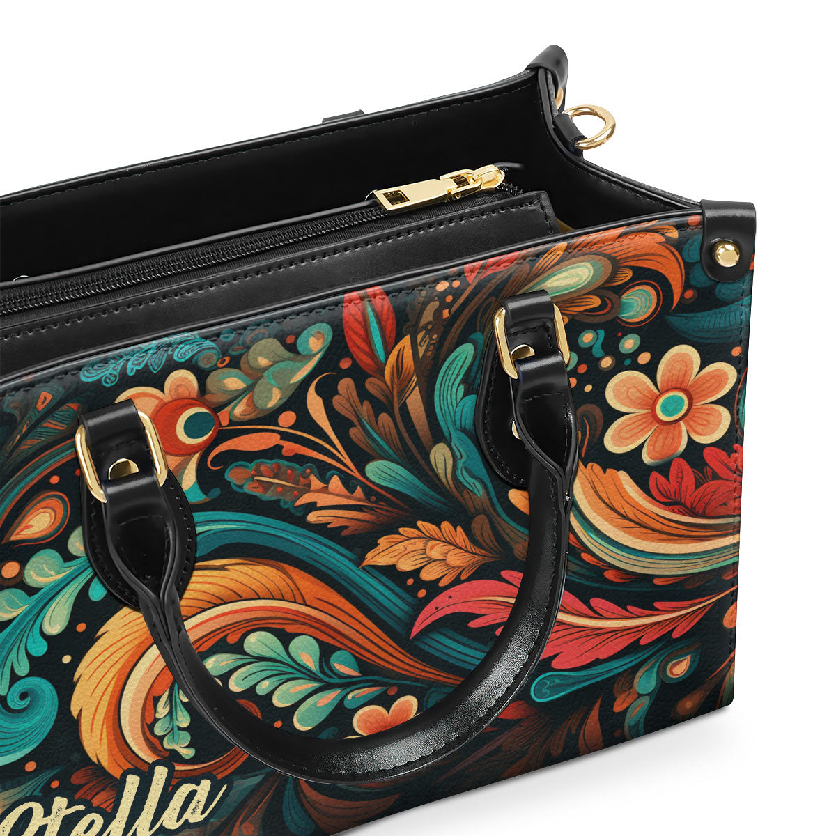 BLOOM - Personalized Leather Handbag STB127