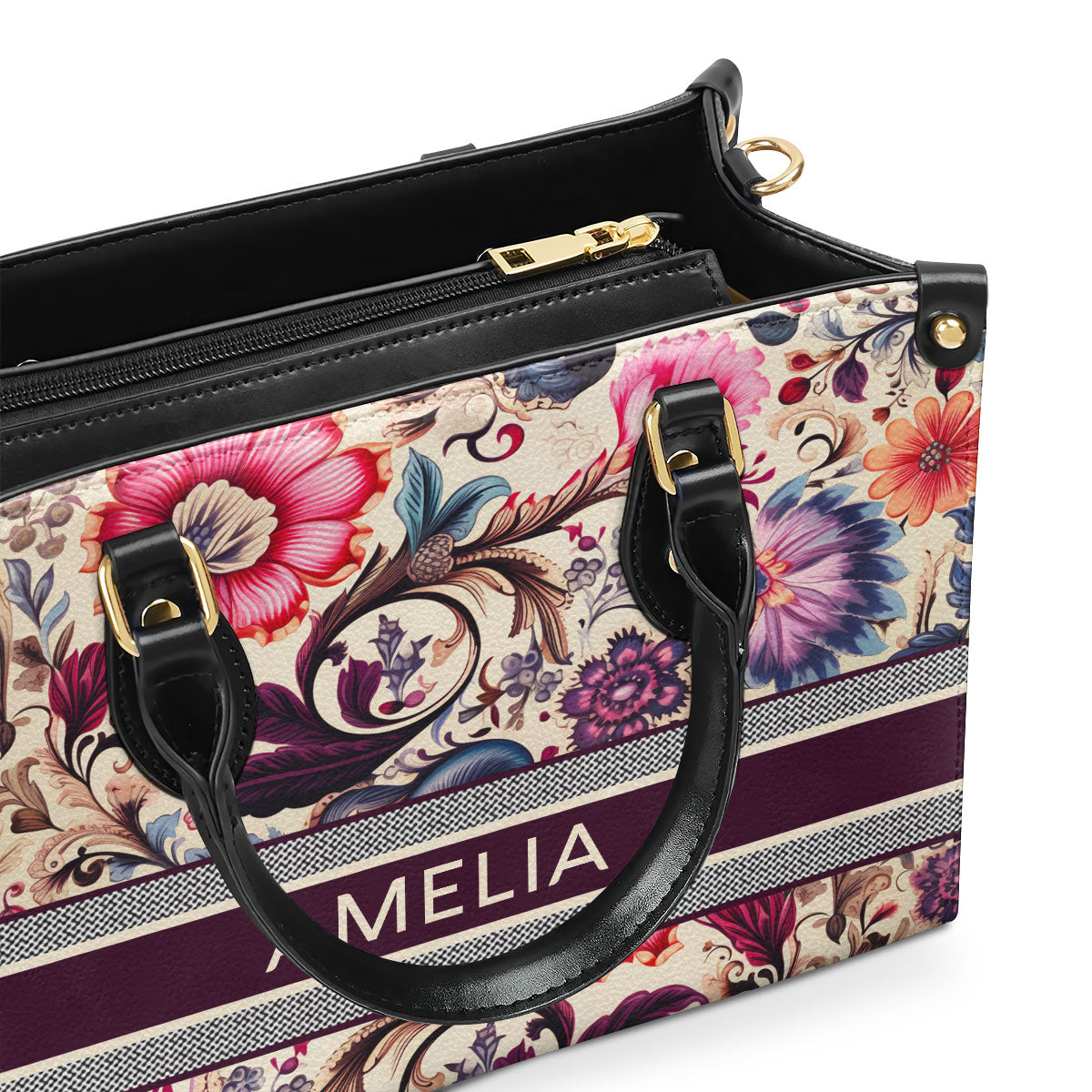 Special Bohemian - Personalized Leather Handbag STB136