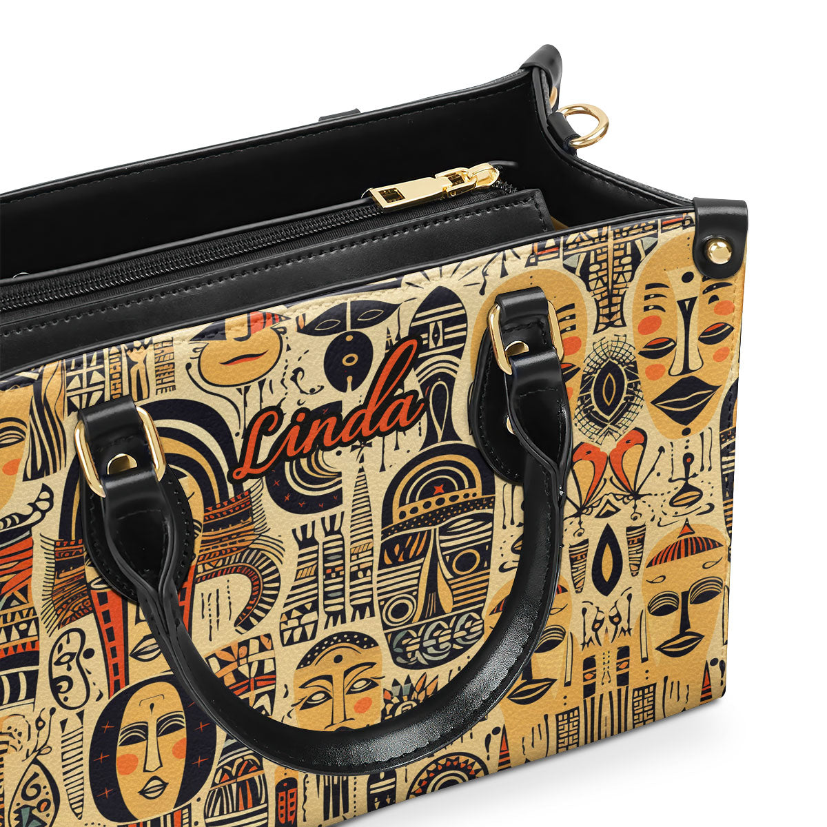 The Ancient Time - Personalized Leather Handbag STB19