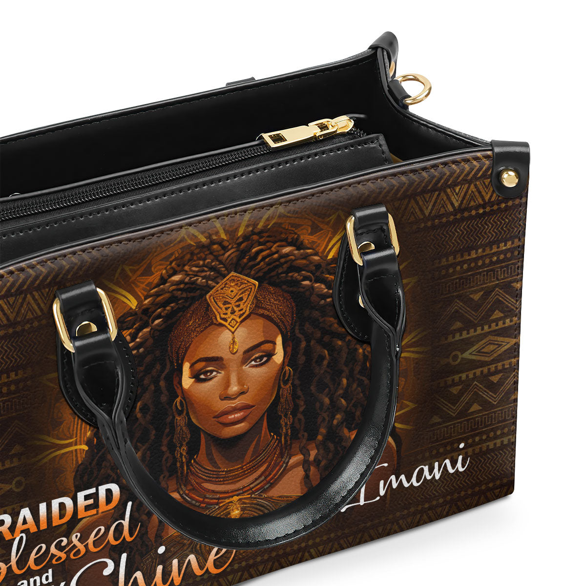 Ready To Shine - Personalized Leather Handbag STB36