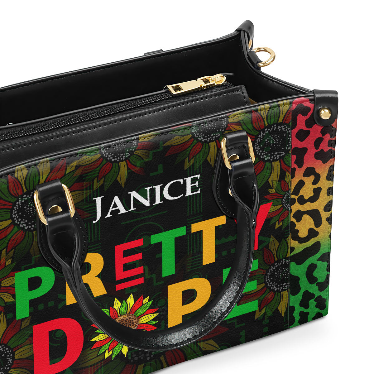 Pretty Dope - Personalized Leather Handbag SBLHBHA21