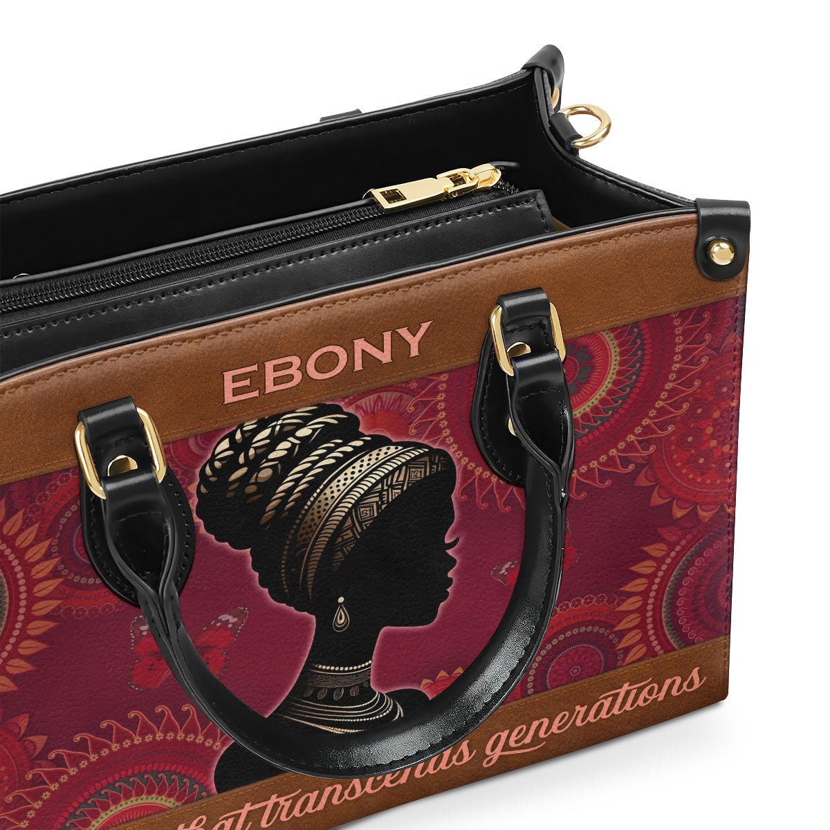 Elegance That Transcends Generations - Personalized Leather Handbag SB307