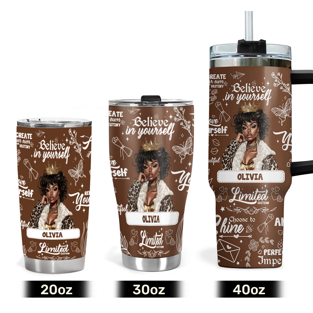 Create Your Own Destiny - Personalized Stainless Steel Tumbler