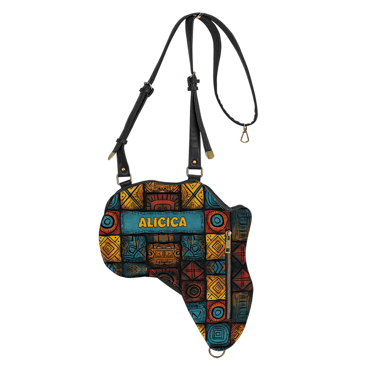Africa Map 11 - Personalized Africa Bag SBT24