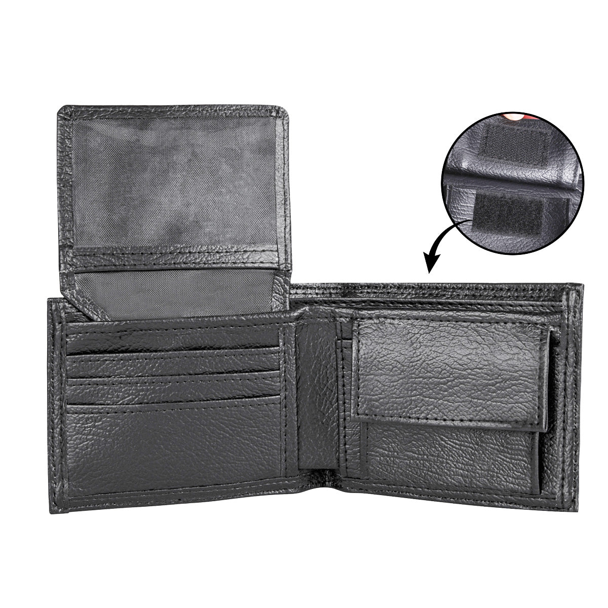 God Says You Are - Personalized Leather Folded Wallet SBLFWLTU2711TA