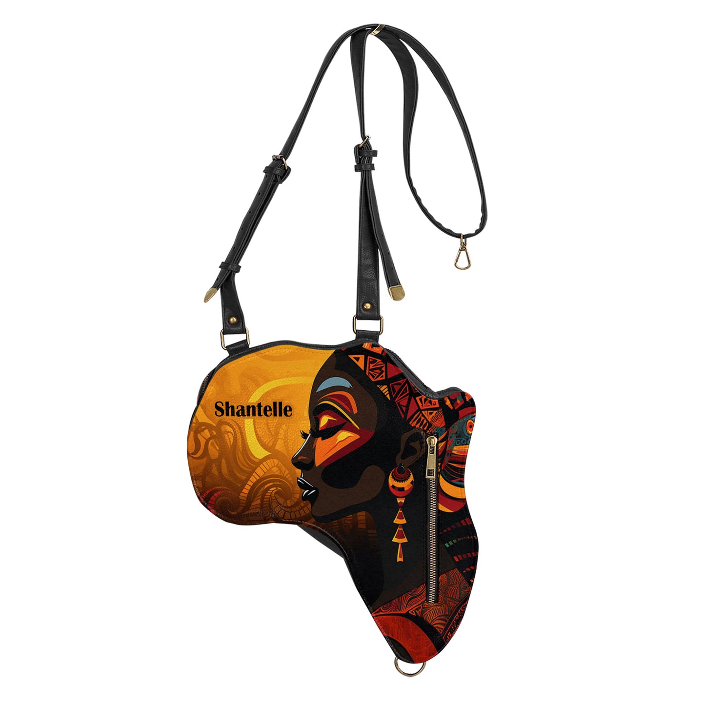 Black Heritage - Personalized Africa Bag SBT986