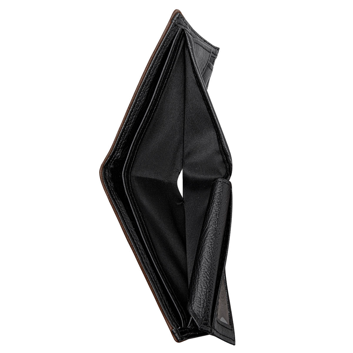 Side By Side Or Miles Apart - Personalized Leather Folded Wallet SBLFWM1033