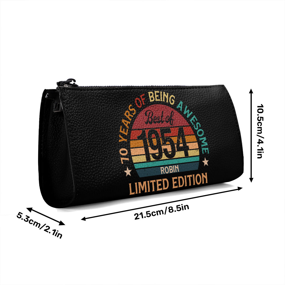 Being Awesome Limited Edition - Personalized Men Leather Wallet SBMLWM02