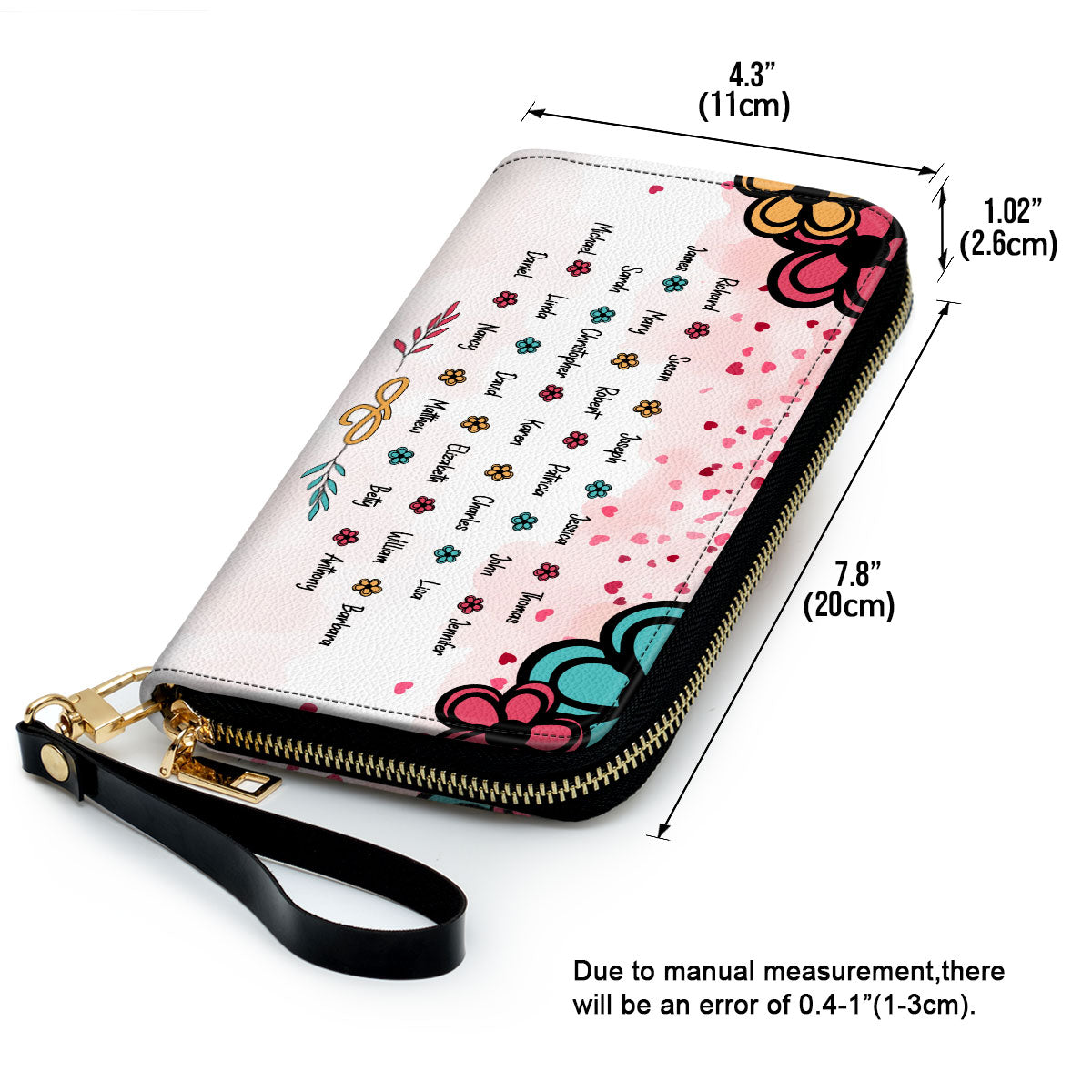 Blessed To Be Called Nana - Personalized Leather Clutch Purse MS101