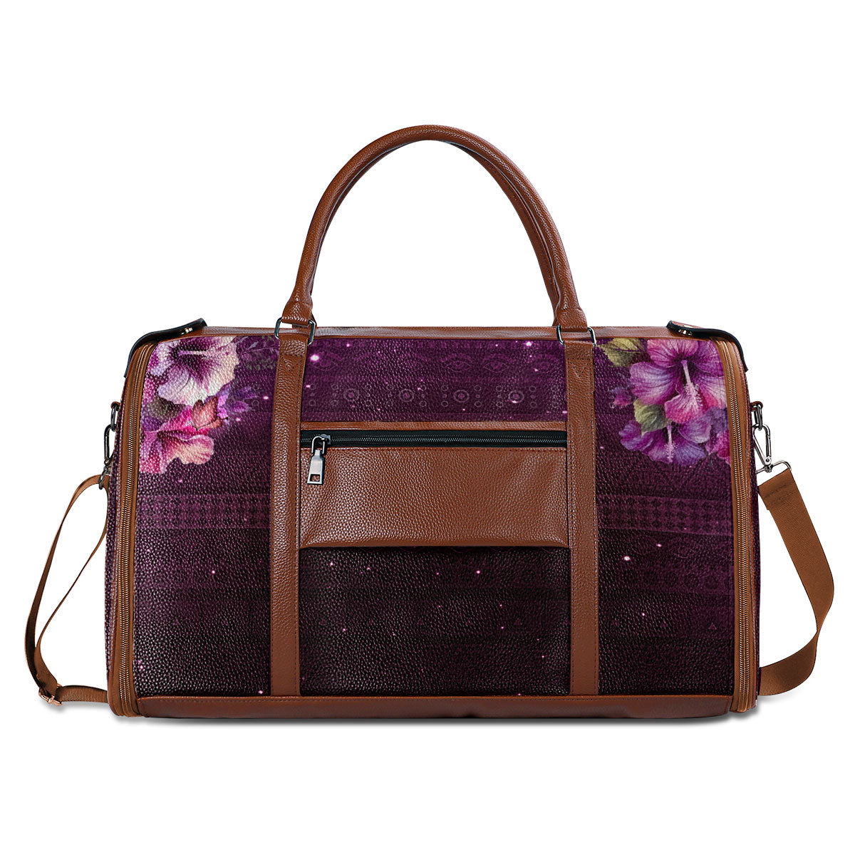 Black Queen - Personalized Leather Duffle Bag SB37