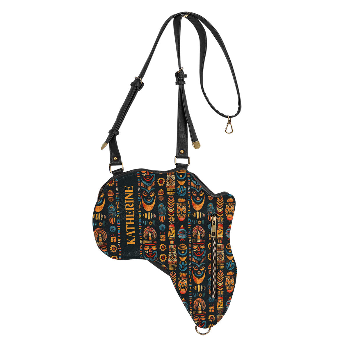 Africa Map 02 - Personalized Africa Bag SBT15