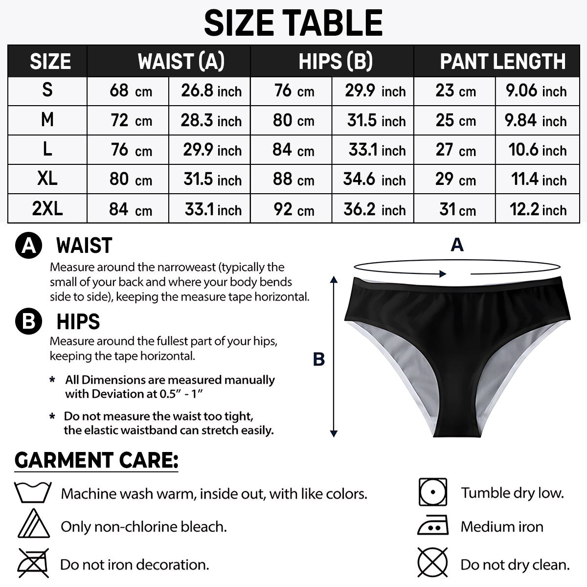 Only He Can Insert Here - Personalized Women's Low-waisted Brief