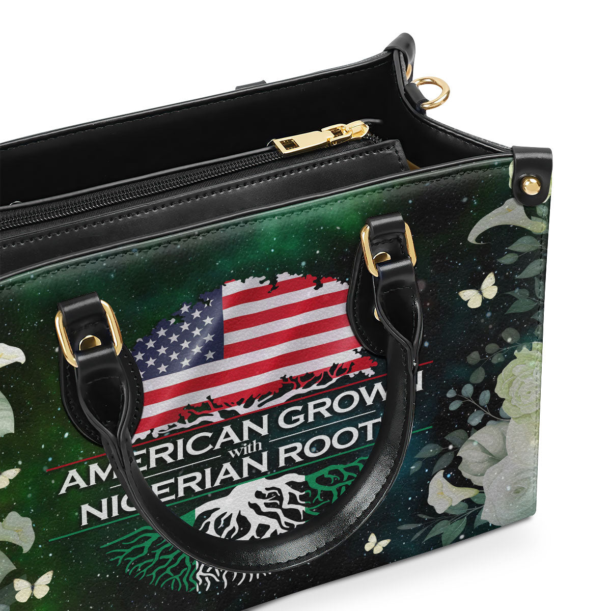 Nigerian Roots - Personalized Leather Handbag SB1302
