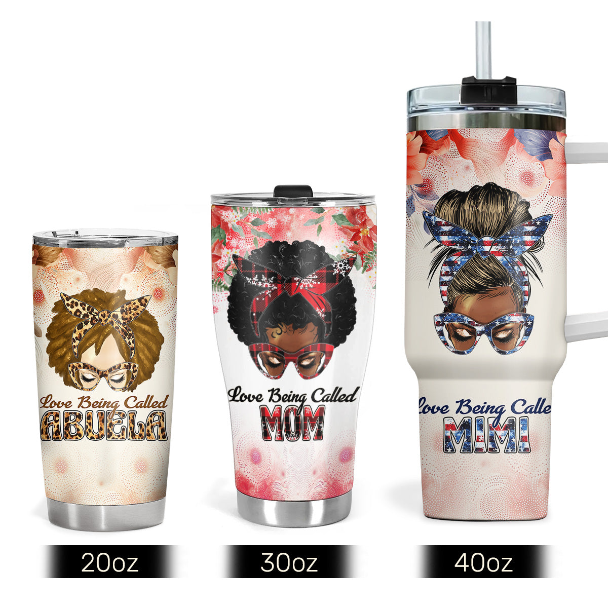 Love Being Called Grandma - Personalized Stainless Steel Tumbler
