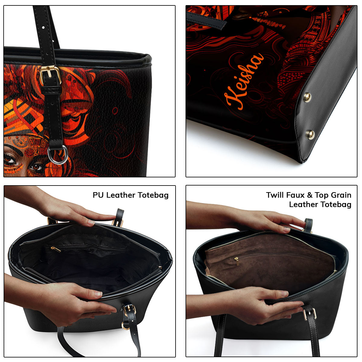 Magic - Personalized Leather Totebag SB107