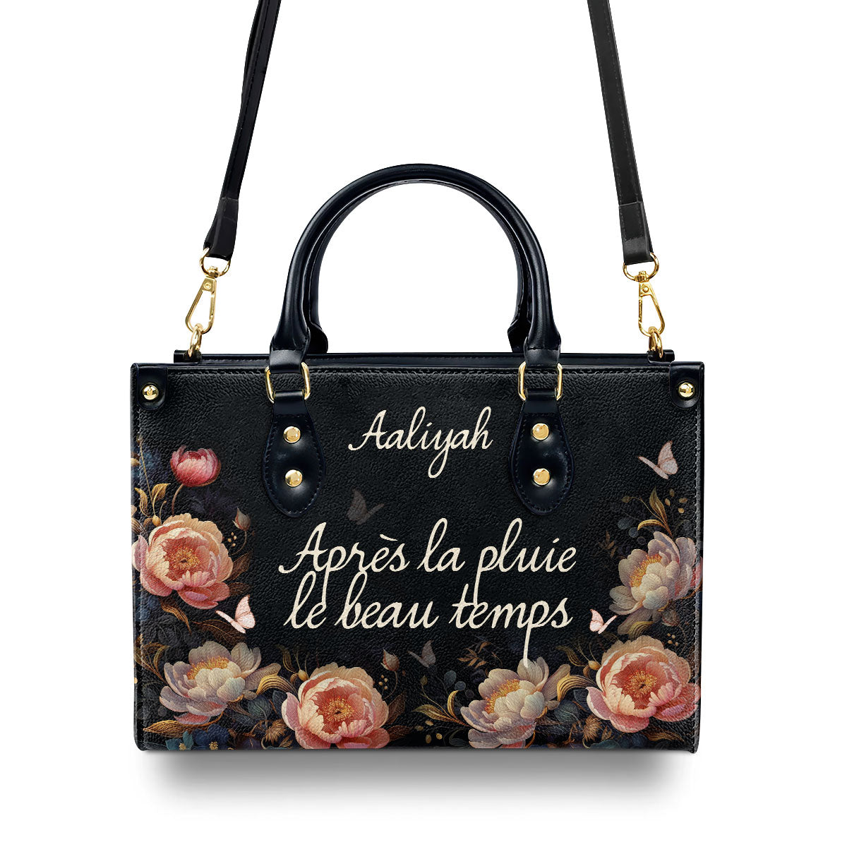 Après la pluie, le beau temps - Personalized Leather Handbag SB609