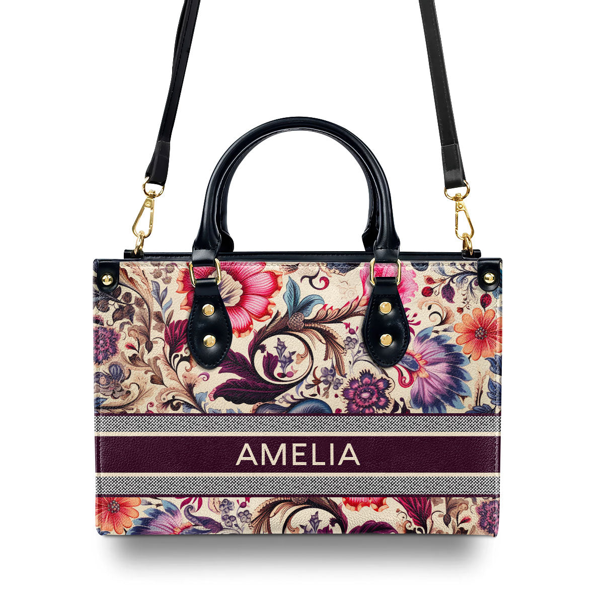 Special Bohemian - Personalized Leather Handbag STB136