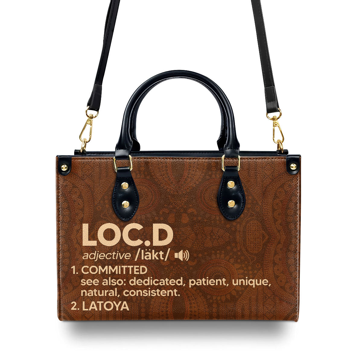 Loc.d - Personalized Leather Handbag STB147