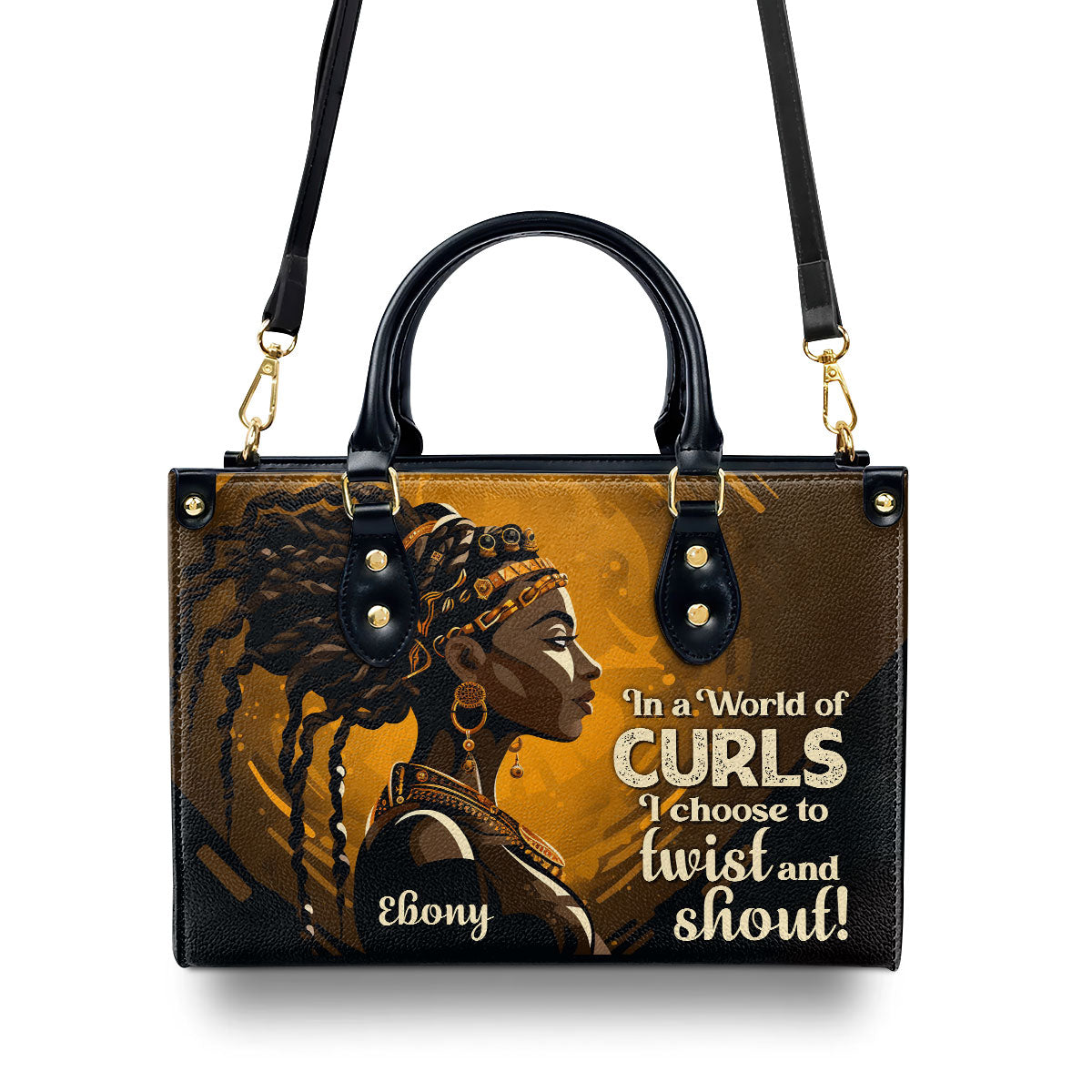 I Chose To Twist And Shout - Personalized Leather Handbag STB38