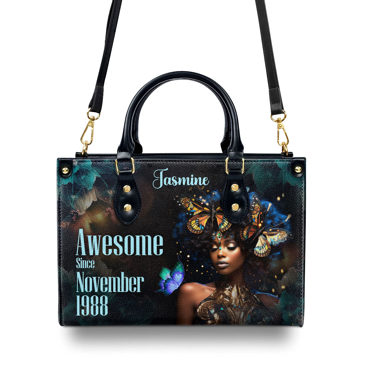 Personalized Awesome Leather Handbag STB54