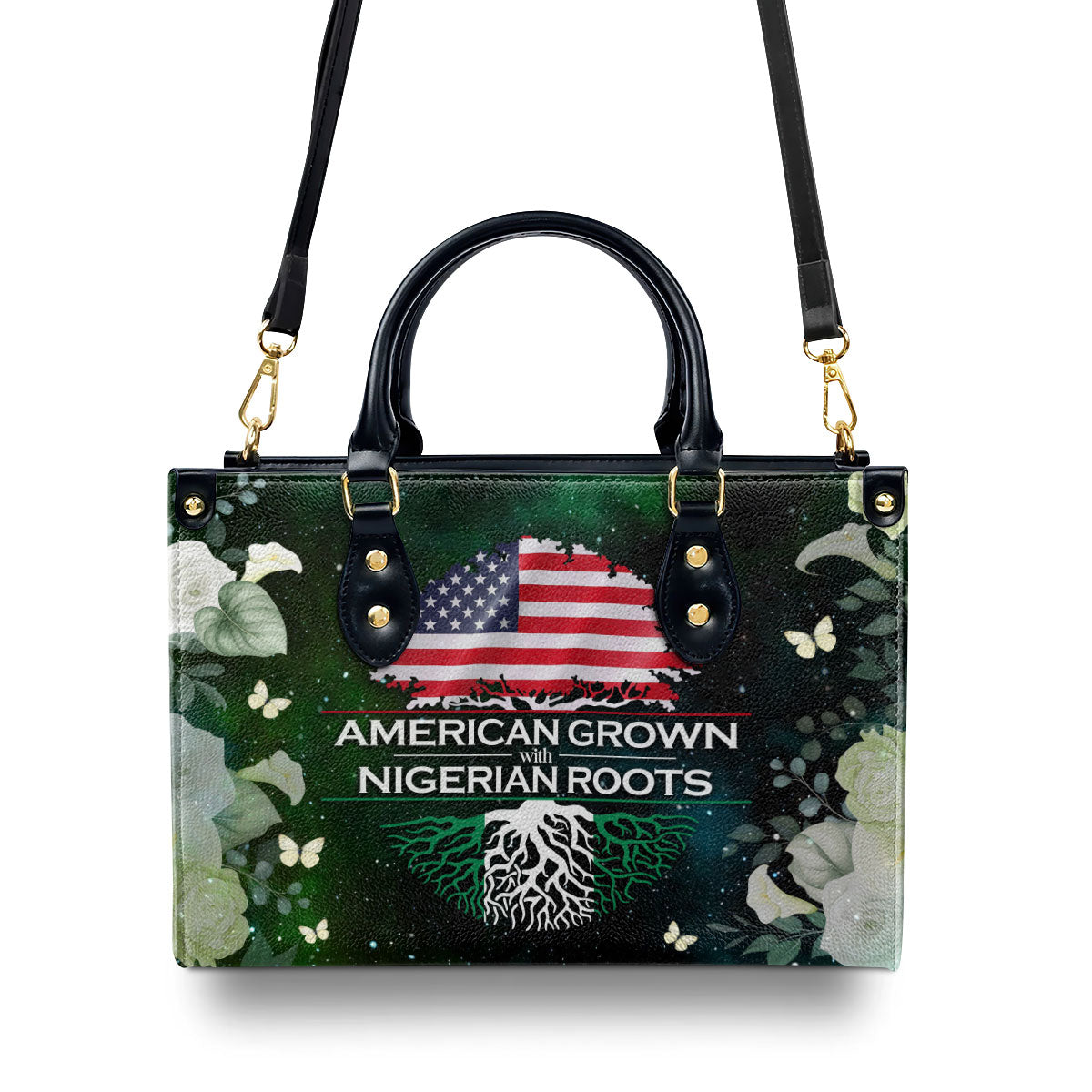 Nigerian Roots - Personalized Leather Handbag SB1302