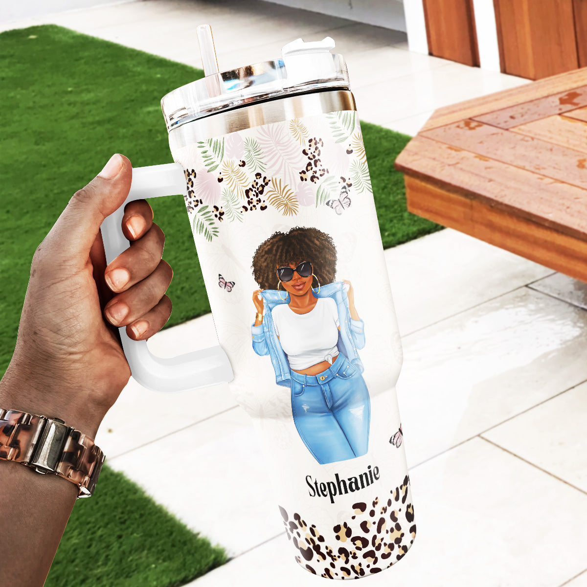 Black Queen Nutrition Facts - Personalized Stainless Steel Tumbler
