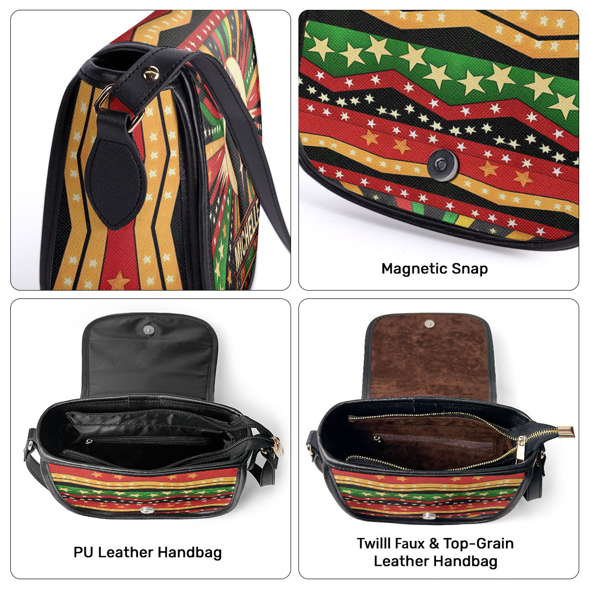 19 - Personalized Leather Saddle Cross Body Bag SBLSDBT62