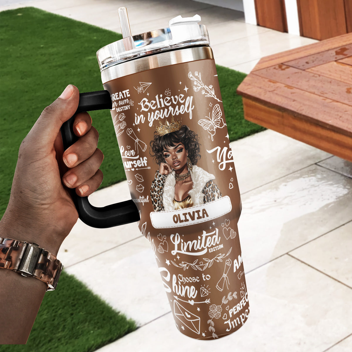 Create Your Own Destiny - Personalized Stainless Steel Tumbler