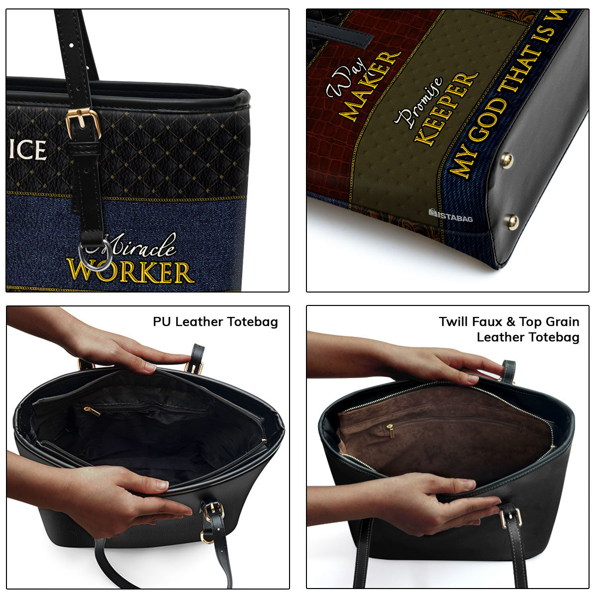 Way Maker - Personalized Leather Totebag MB51