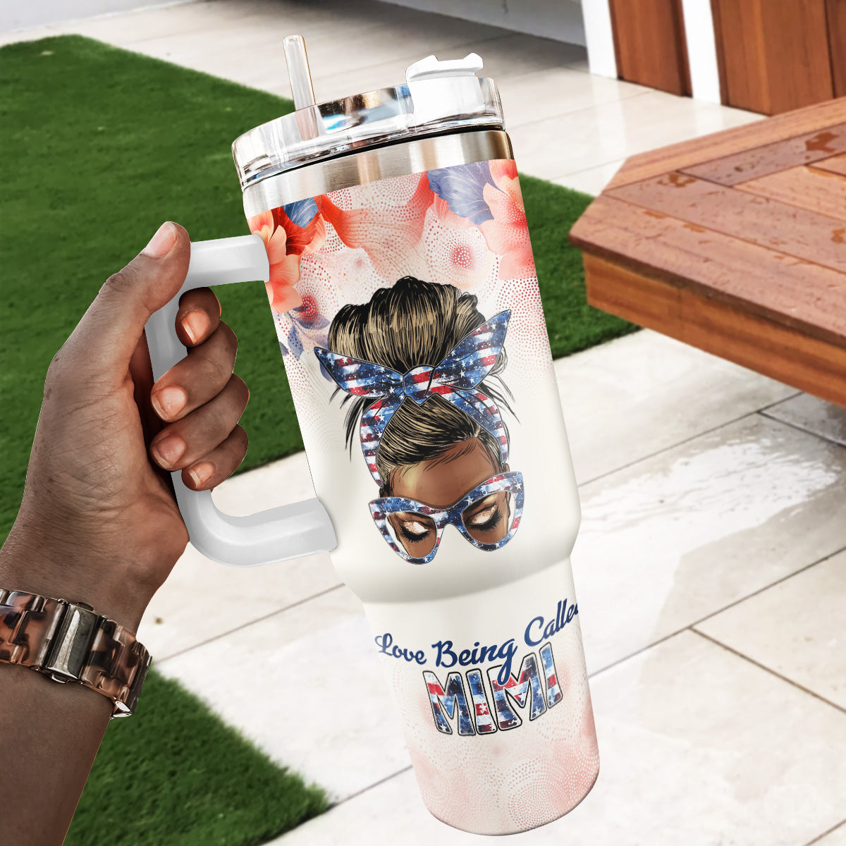 Love Being Called Grandma - Personalized Stainless Steel Tumbler