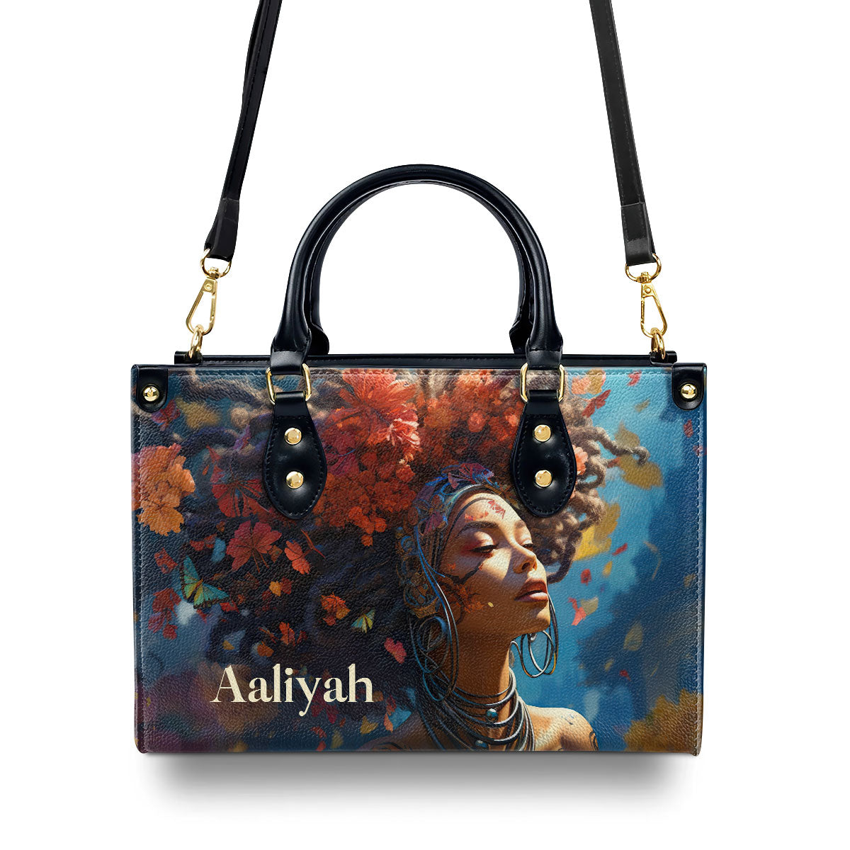 AfroArt - Personalized Leather Handbag MB60