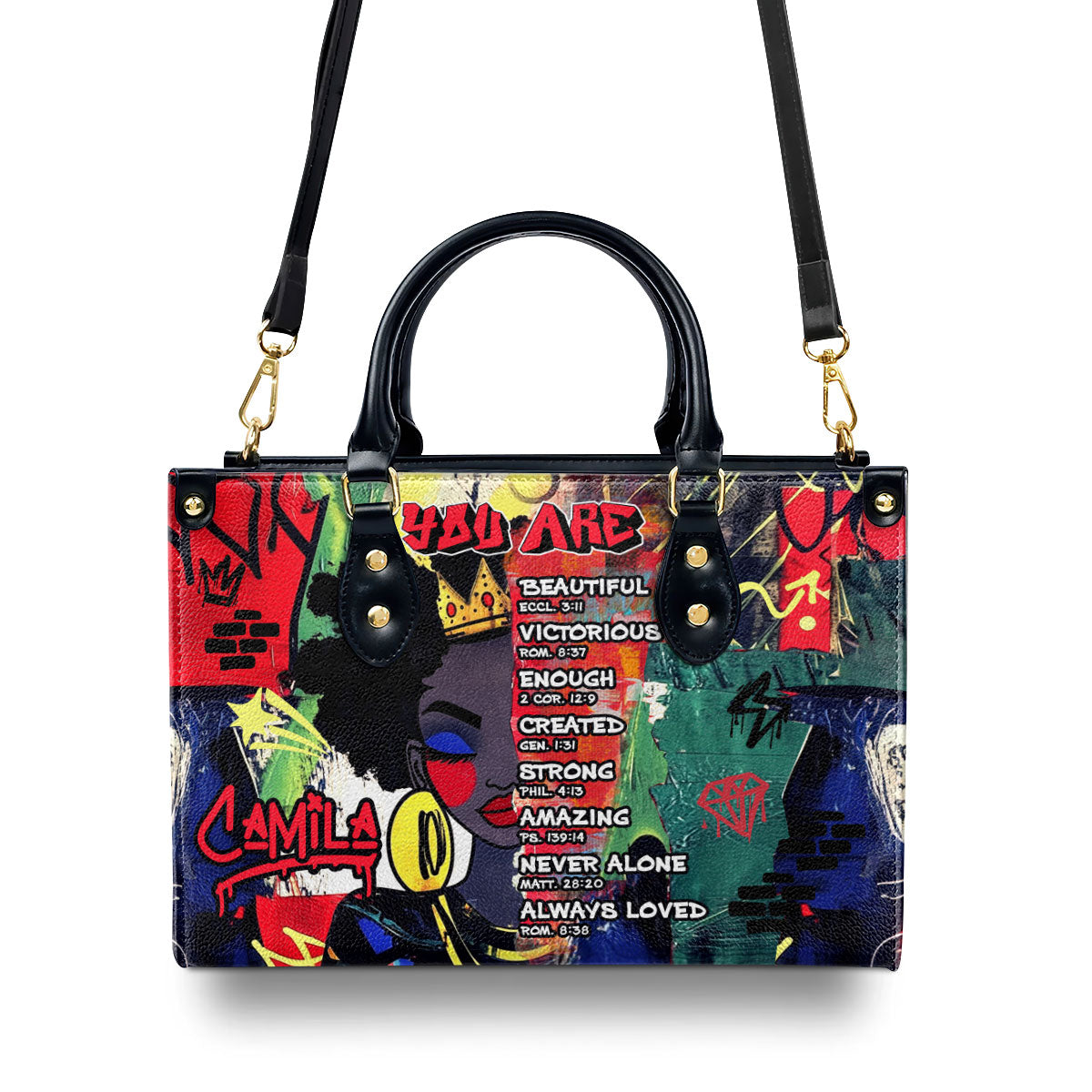 You Are - Personalized Leather Handbag SBLHBLT1891TA