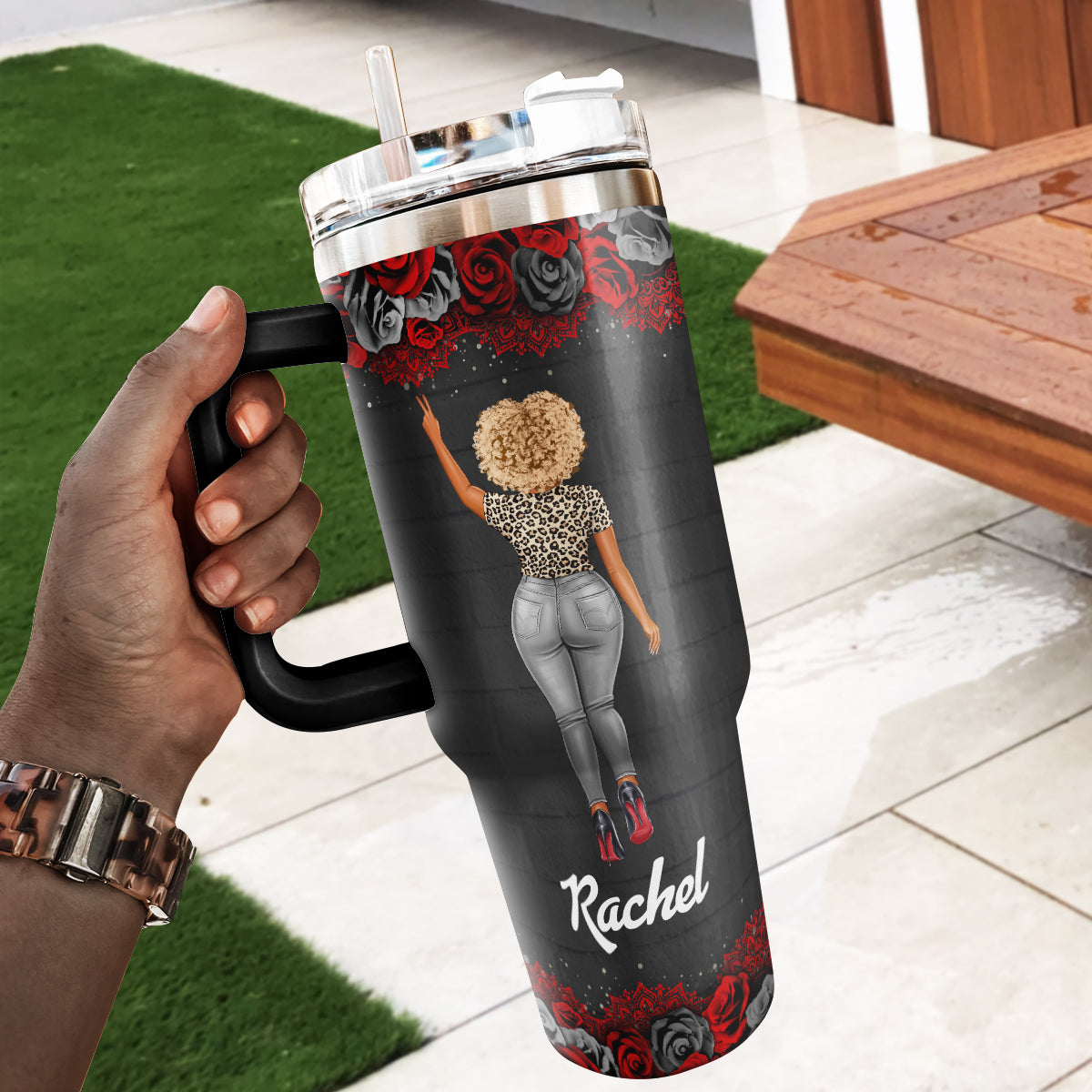Some Women Fear The Fire - Personalized Stainless Steel Tumbler