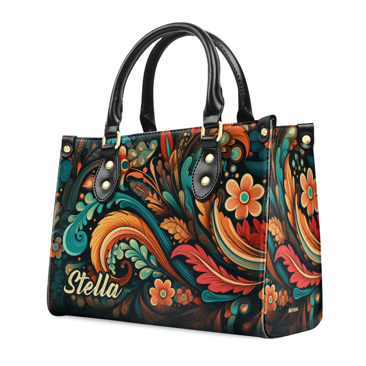 BLOOM - Personalized Leather Handbag STB127