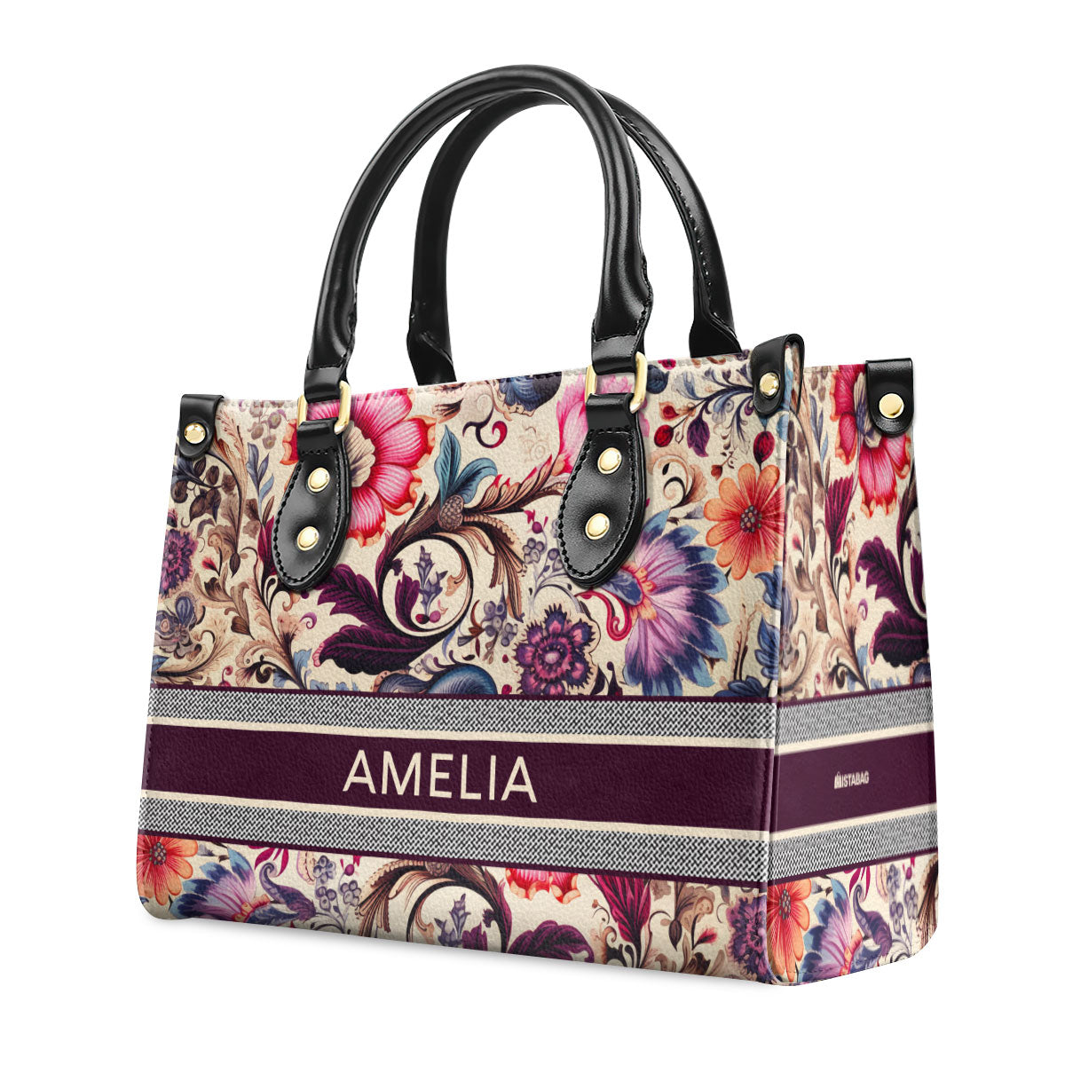 Special Bohemian - Personalized Leather Handbag STB136