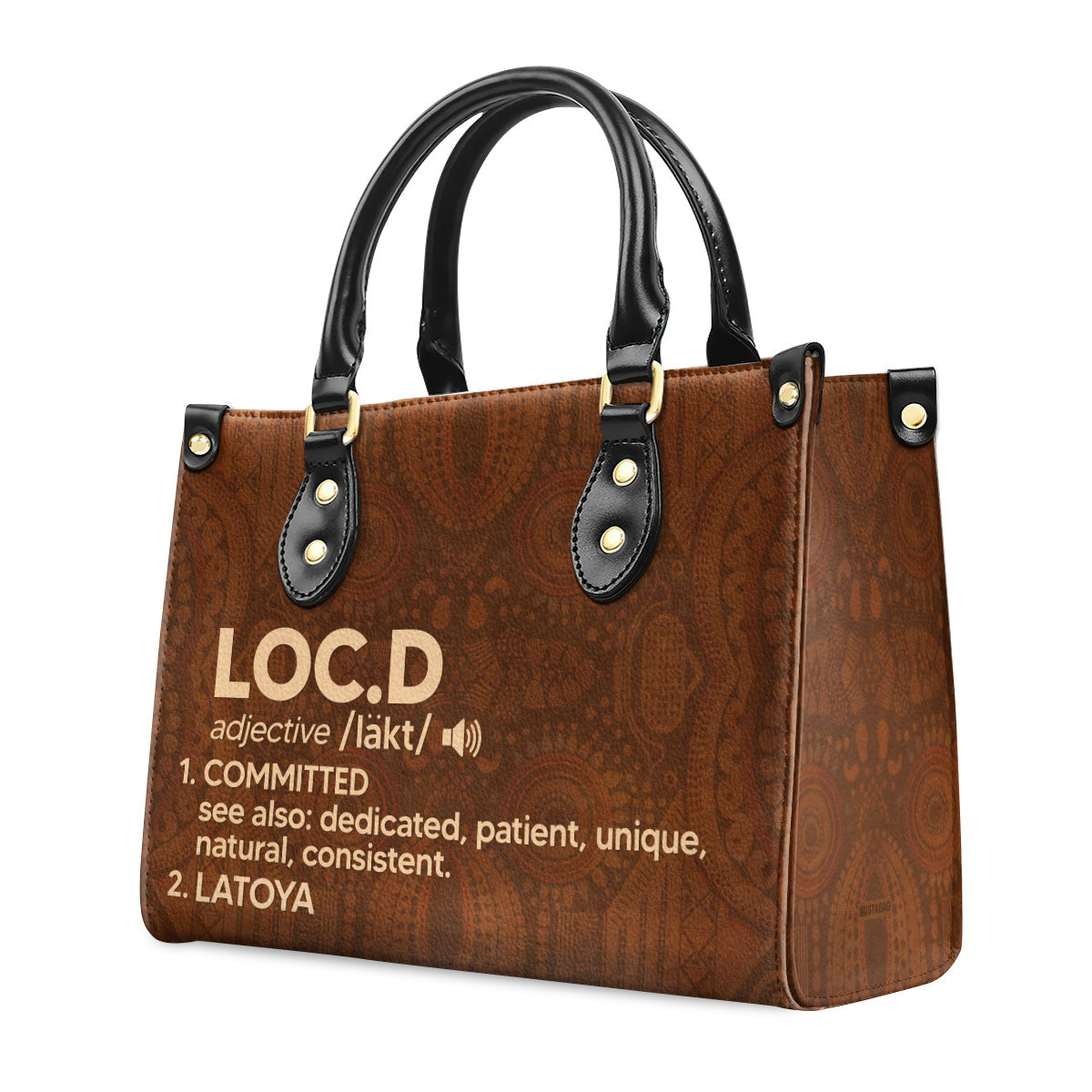 Loc.d - Personalized Leather Handbag STB147